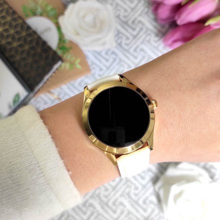 Złoty smartwatch damski G.Rossi SW017-2