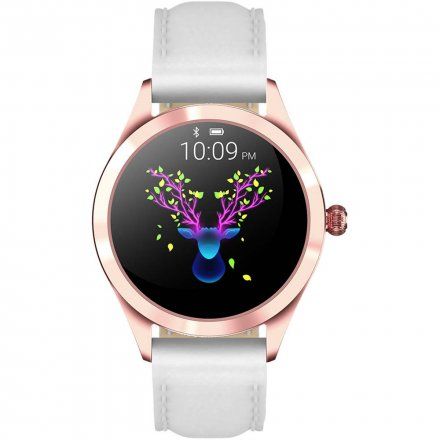 Różowozłoty smartwatch damski G.Rossi SW017-5