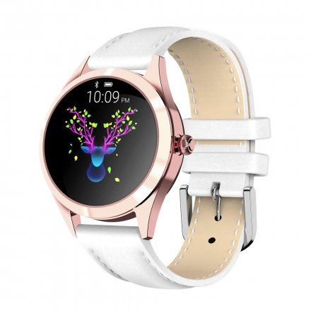 Różowozłoty smartwatch damski G.Rossi SW017-5