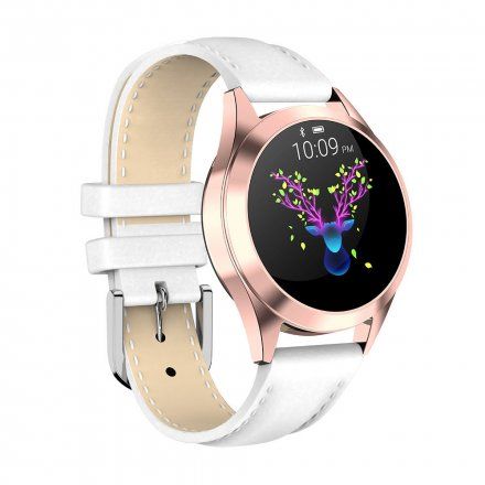 Różowozłoty smartwatch damski G.Rossi SW017-5