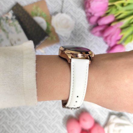 Różowozłoty smartwatch damski G.Rossi SW017-5