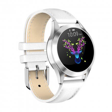 Srebrny smartwatch damski G.Rossi SW017-8