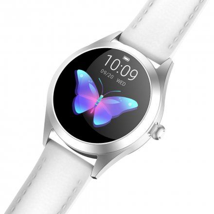Srebrny smartwatch damski G.Rossi SW017-8