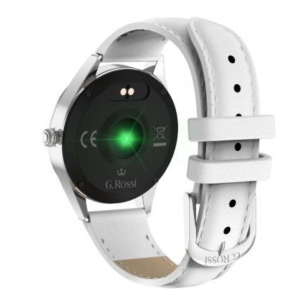 Srebrny smartwatch damski G.Rossi SW017-8