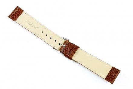 Brązowy pasek skórzany 19 mm HIRSCH Kansas 01502010-2-19 (L)