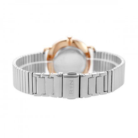 Zegarek damski Rubicon srebrny z bransoletą RNBE29RISX03BX