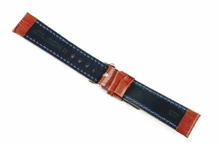 Jasnobrązowy pasek skórzany 24 mm HIRSCH Grand Duke 02528070-2-24 (L)