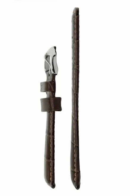 Brązowy pasek skórzany 24 mm HIRSCH Grand Duke 02528210-2-24 (XL)
