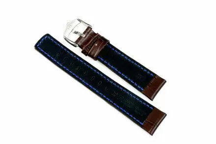 Brązowy pasek skórzany 24 mm HIRSCH Grand Duke 02528210-2-24 (XL)