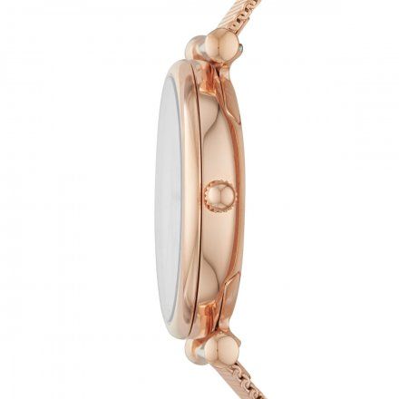 Fossil Carlie zestaw zegarek + bransoletka serca rose gold ES5058SET