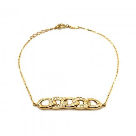 Biżuteria damska ze złota 14 K SAXO bransoletka złota A245-2-17-B00116-2