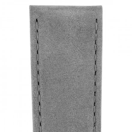Szary pasek skórzany 16 mm HIRSCH Osiris 03433130-2-16 (M)