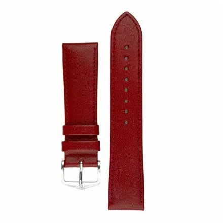 Czerwony pasek skórzany 14 mm HIRSCH Osiris 03475120-1-14 (M)