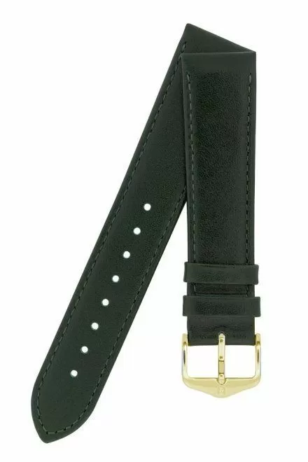 Zielony pasek skórzany 14 mm HIRSCH Osiris 03475140-1-14 (M)