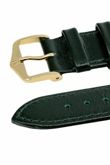 Zielony pasek skórzany 14 mm HIRSCH Osiris 03475140-1-14 (M)