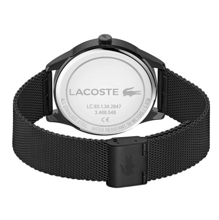 Czarny zegarek Lacoste VIENNA 2011105