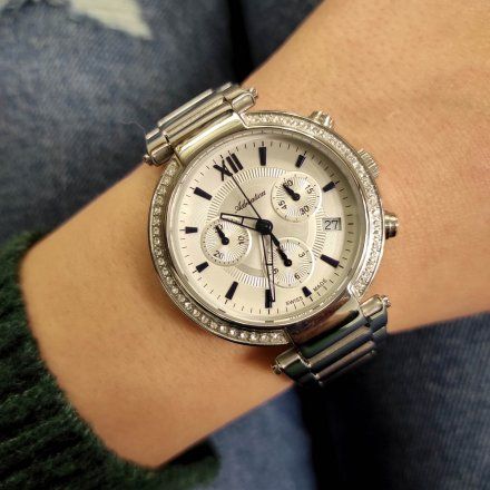 Zegarek Damski Adriatica na bransolecie A3811.51B3CH - Chronograf Swiss Made