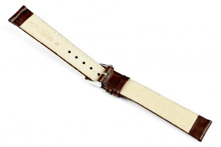 Brązowy pasek skórzany 19 mm HIRSCH Modena 10302810-2-19 (L)