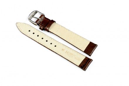 Brązowy pasek skórzany 19 mm HIRSCH Modena 10302810-2-19 (L)