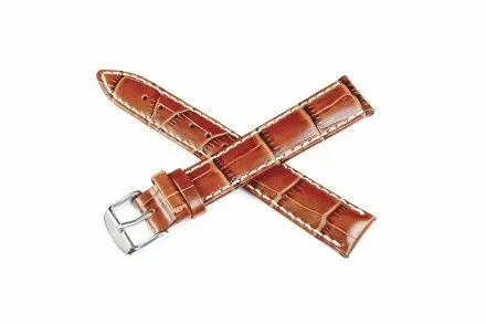 Jasnobrązowy pasek skórzany 22 mm HIRSCH Modena 10302870-2-22 (L)