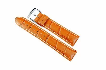 Miodowo-brązowy pasek skórzany 22  mm HIRSCH Modena 10302875-2-22 (L)