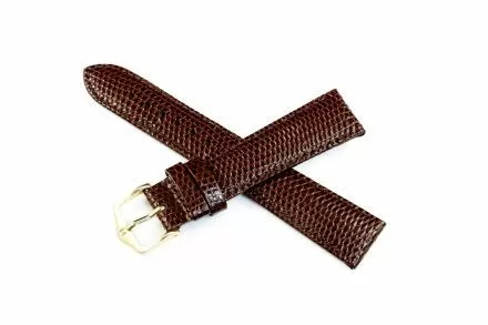 Brązowy pasek skórzany 12 mm HIRSCH Rainbow 12302610-1-12 (M)