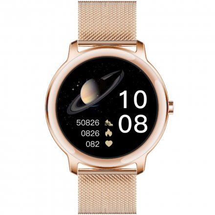 Różowozłoty smartwatch damski Rubicon RNBE66 SMARUB055