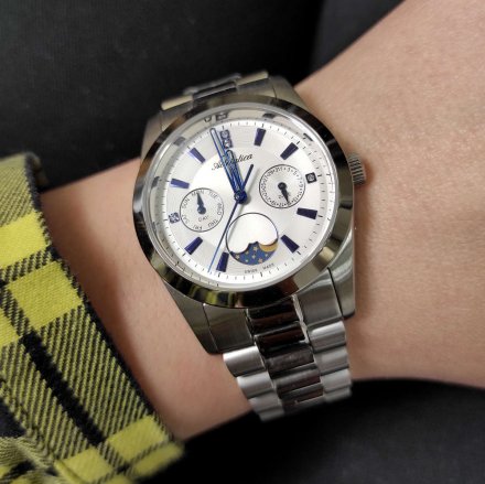 Zegarek Damski Adriatica na bransolecie A3802.51B3QF - Multifunction Swiss Made