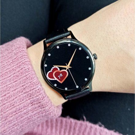 Smartwatch Pacific 18-3 Czarny + pasek | Kroki Kalorie Sport Puls Ciśnienie Tlen Cykl