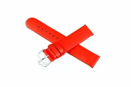 Czerwony pasek skórzany 20 mm HIRSCH Scandic 17852020-2-20 (M)