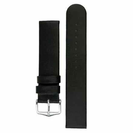 Czarny pasek skórzany 26 mm HIRSCH Scandic 17852050-2-26 (M)