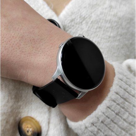 Tani smartwatch Pacific 25-4 Czarny Kroki Kalorie Puls Ciśnienie Tlen