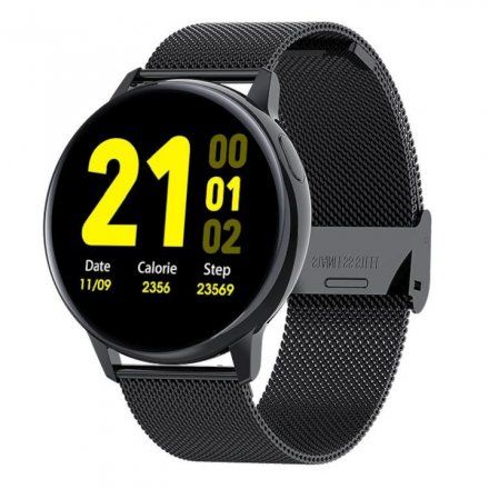 Smartwatch Pacific 24-13 Czarny z bransoletką  Ciśnienie Tlen Puls Kroki