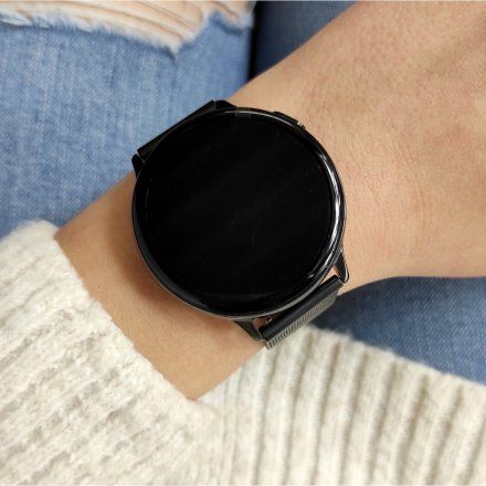 Smartwatch Pacific 24-13 Czarny z bransoletką  Ciśnienie Tlen Puls Kroki