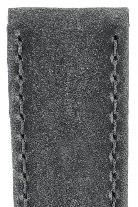 Szary pasek skórzany 22 mm HIRSCH Tritone 08564030-2-22 (L)