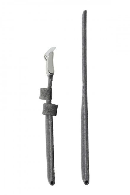 Szary pasek skórzany 22 mm HIRSCH Tritone 08564030-2-22 (L)