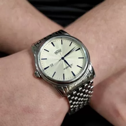 Zegarek Męski Adriatica na bransolecie A8194.51B3Q - Zegarek Kwarcowy Swiss Made