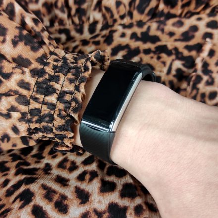Czarny smartwatch męski damski Rubicon RNCE59 SMARUB076 + GRANATOWY PASEK