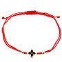 Biżuteria SAXO bransoletka kwiatek na czerwonym sznurku 2-4-B00325-0.94