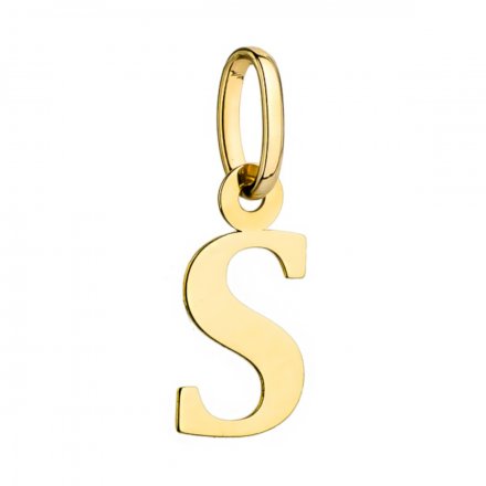 Biżuteria SAXO Zawieszka złota litera S 6-20-Z00214-0.54
