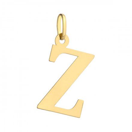 Biżuteria SAXO Zawieszka złota litera Z 6-20-Z00240-0.58