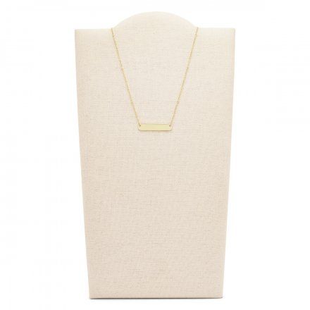 Złoty naszyjnik Fossil łańcuszek z zawieszką JF03025710