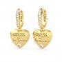 Biżuteria Guess kolczyki złote Guess Is For Lovers UBE70111