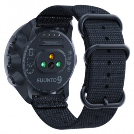 Suunto Zegarek męski SS050565000 Suunto 9 Baro Granite Blue Titanium