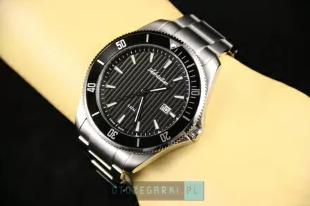 Męski szwajcarski zegarek Adriatica ze srebną bransoletą A1139.5114Q