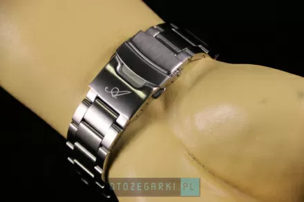 Męski szwajcarski zegarek Adriatica ze srebną bransoletą A1139.5114Q