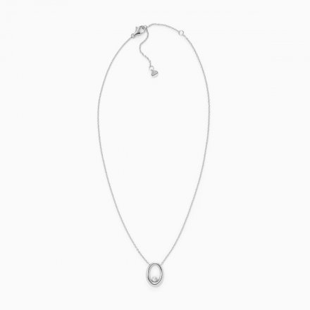 Srebrny naszyjnik Skagen z kryształem SKJ1370040