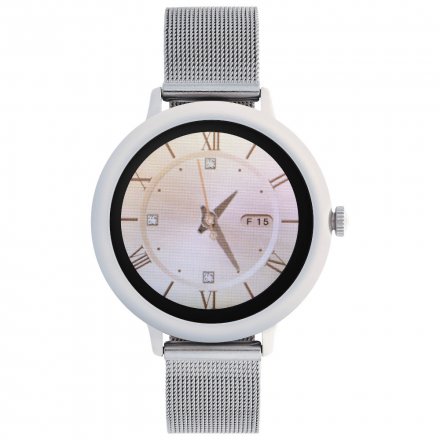 Smartwatch Garett Lady Julia RT srebrny z bransoletą 5904238480731
