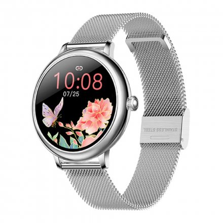 Smartwatch Garett Lady Julia RT srebrny z bransoletą 5904238480731