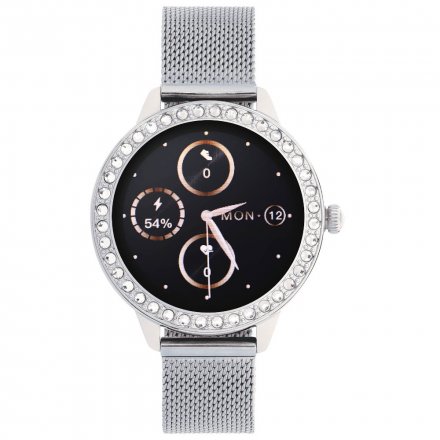 Smartwatch Garett Lady Kate RT srebrny z bransoletą 5904238480595